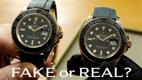 real rolex yachtmaster 2 vs fake|how to spot real rolex.